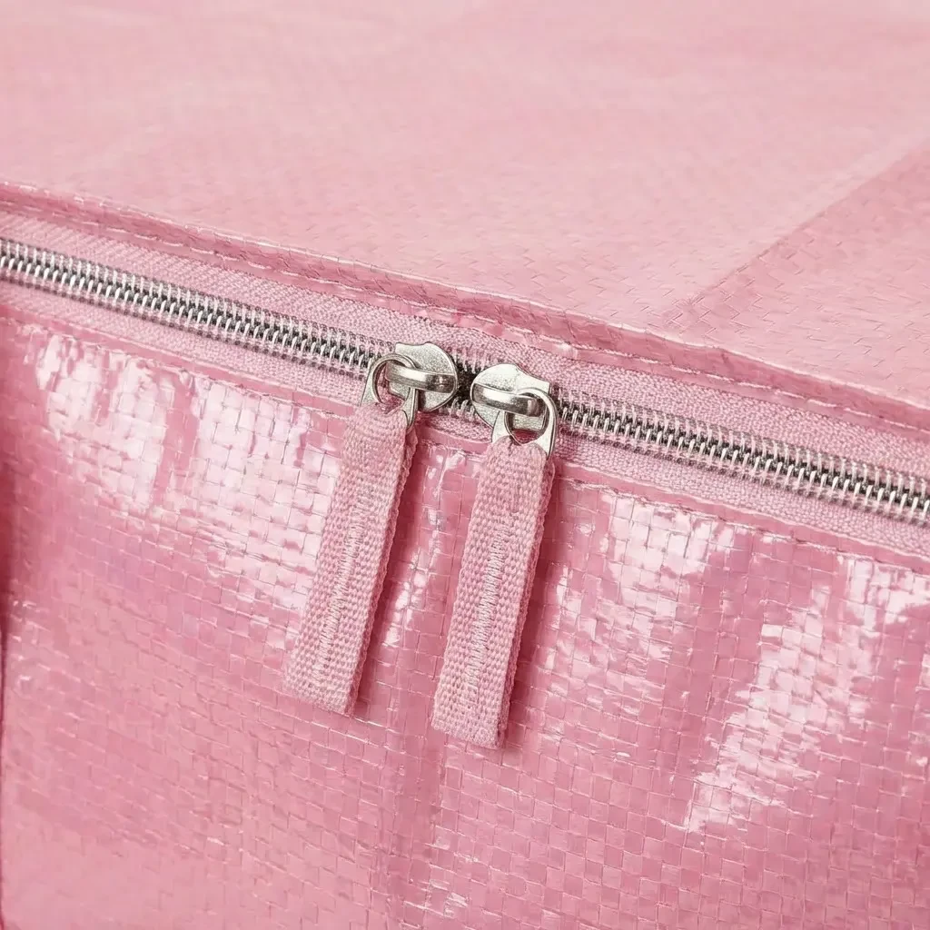 Zippered Heavy Duty PP Woven Tote Bag view 4