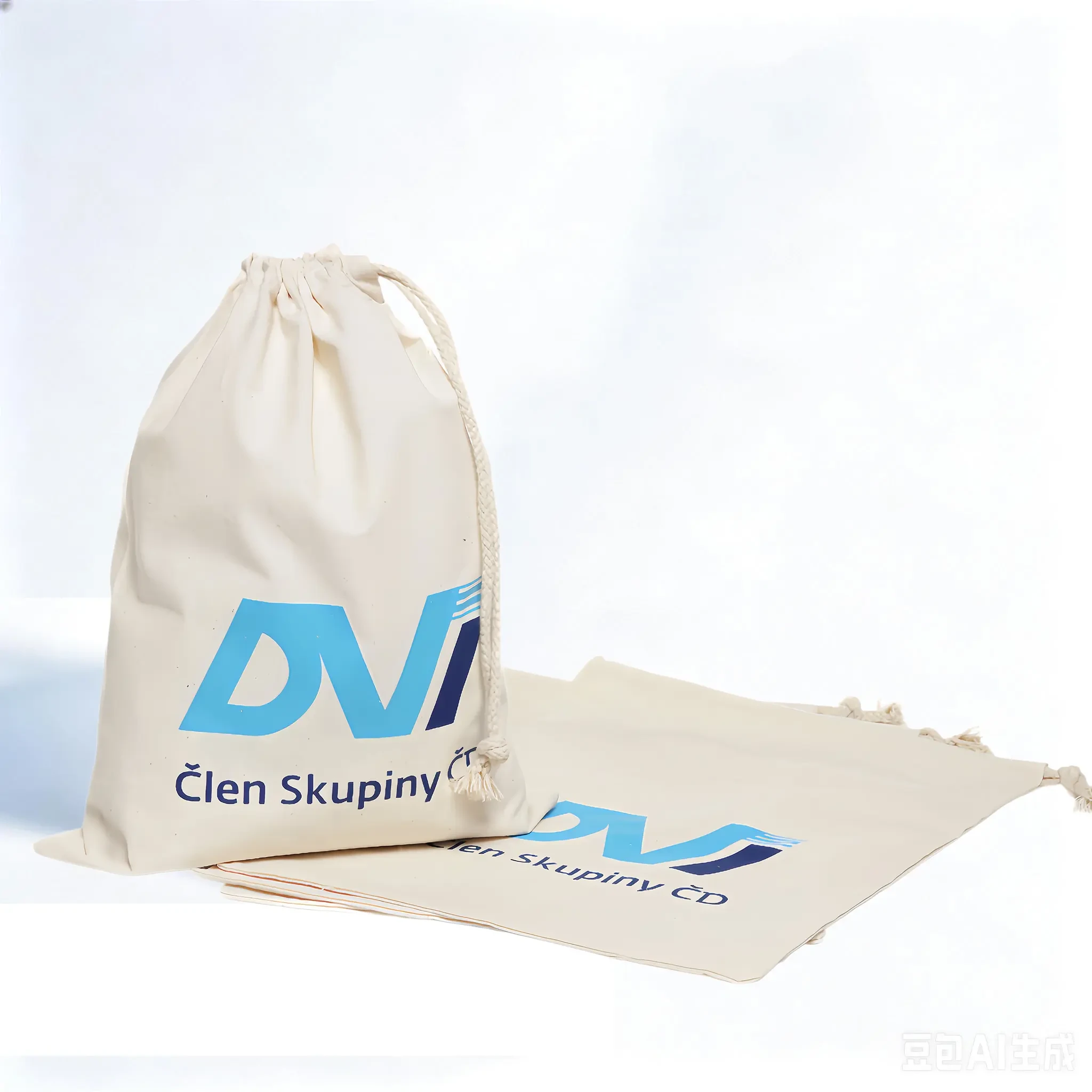 Cotton Muslin Small Drawstring Packaging Pouch