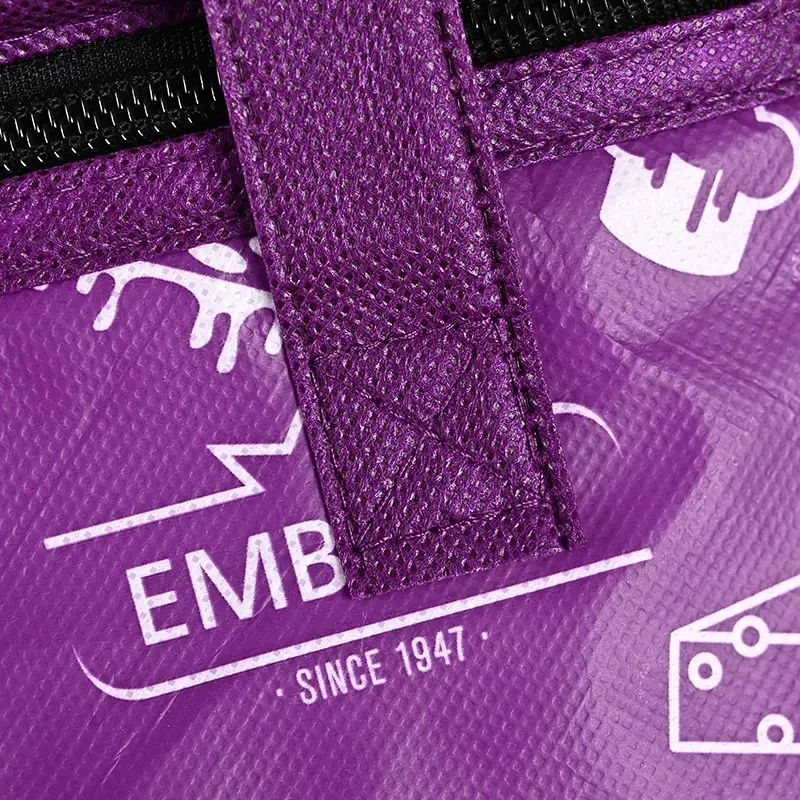Non Woven Insulated Grocery Thermal Cooler Bag view 2