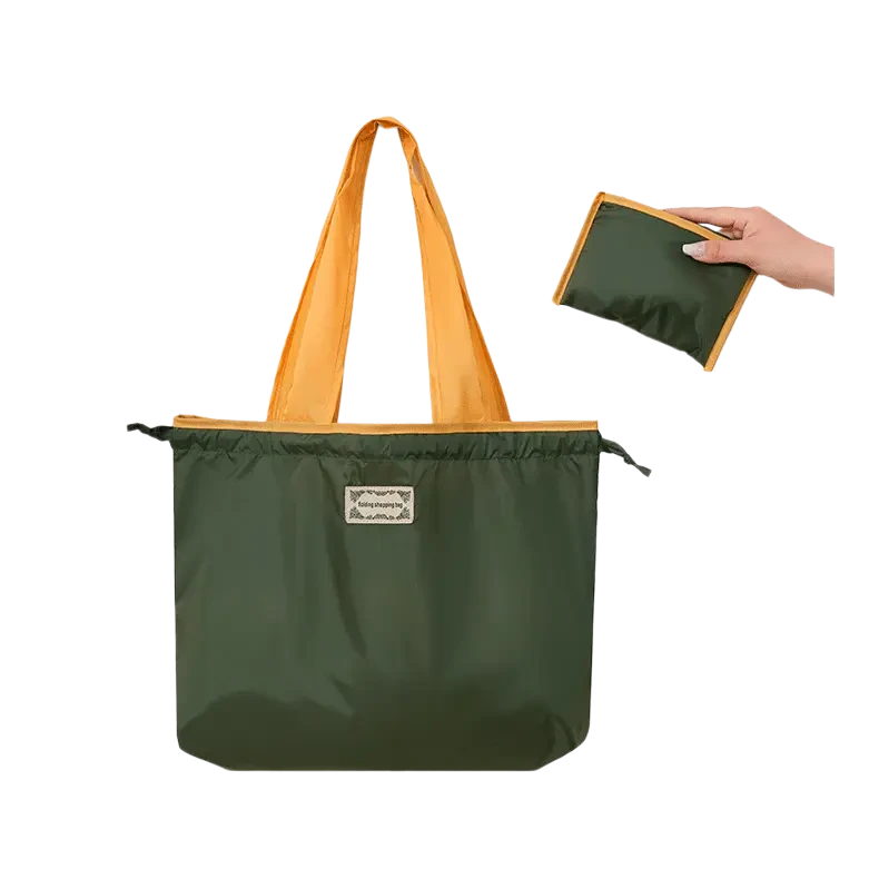 Waterproof RPET Foldable Polyester Grocery Bag view 4