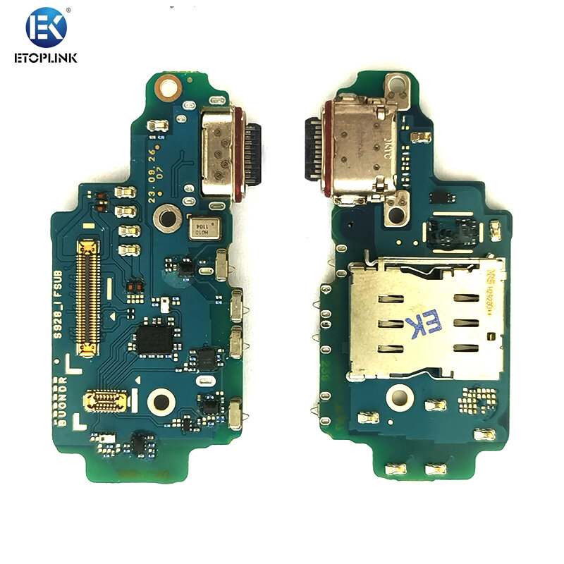 EK Charging Port Board Replacement Parts for Samsung Galaxy S24 Ultra SM-S928U S928U1 S928B S928W Charger Dock Connector PCB USB