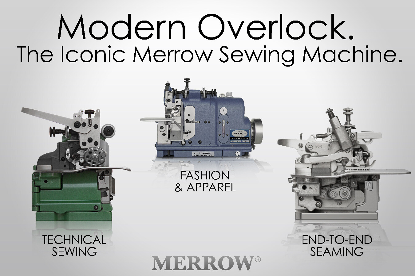 Merrow Full Line of Sewing Machines