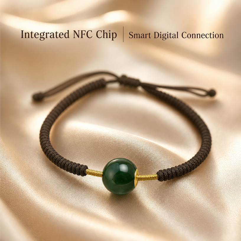 Custom NFC Bracelet for Social Media and Website Sharing