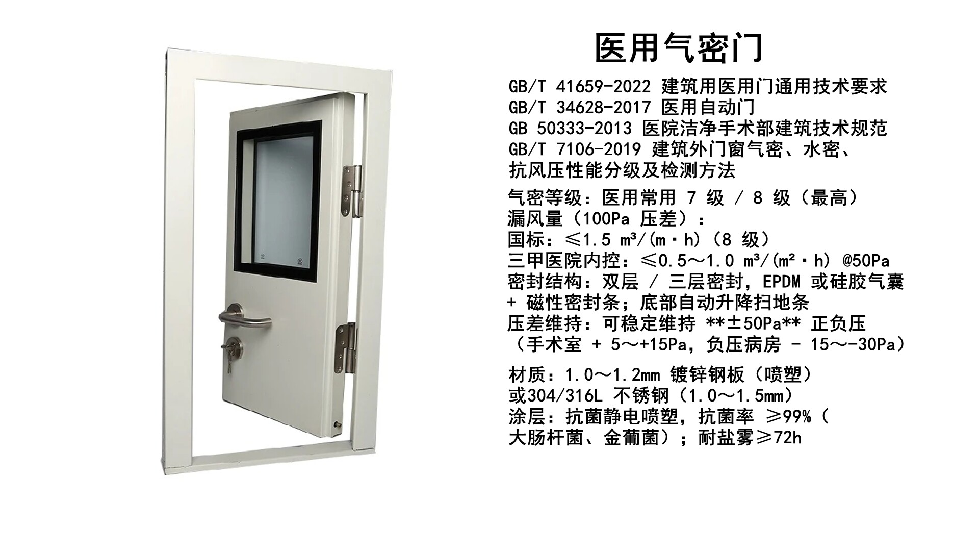 医用气密门