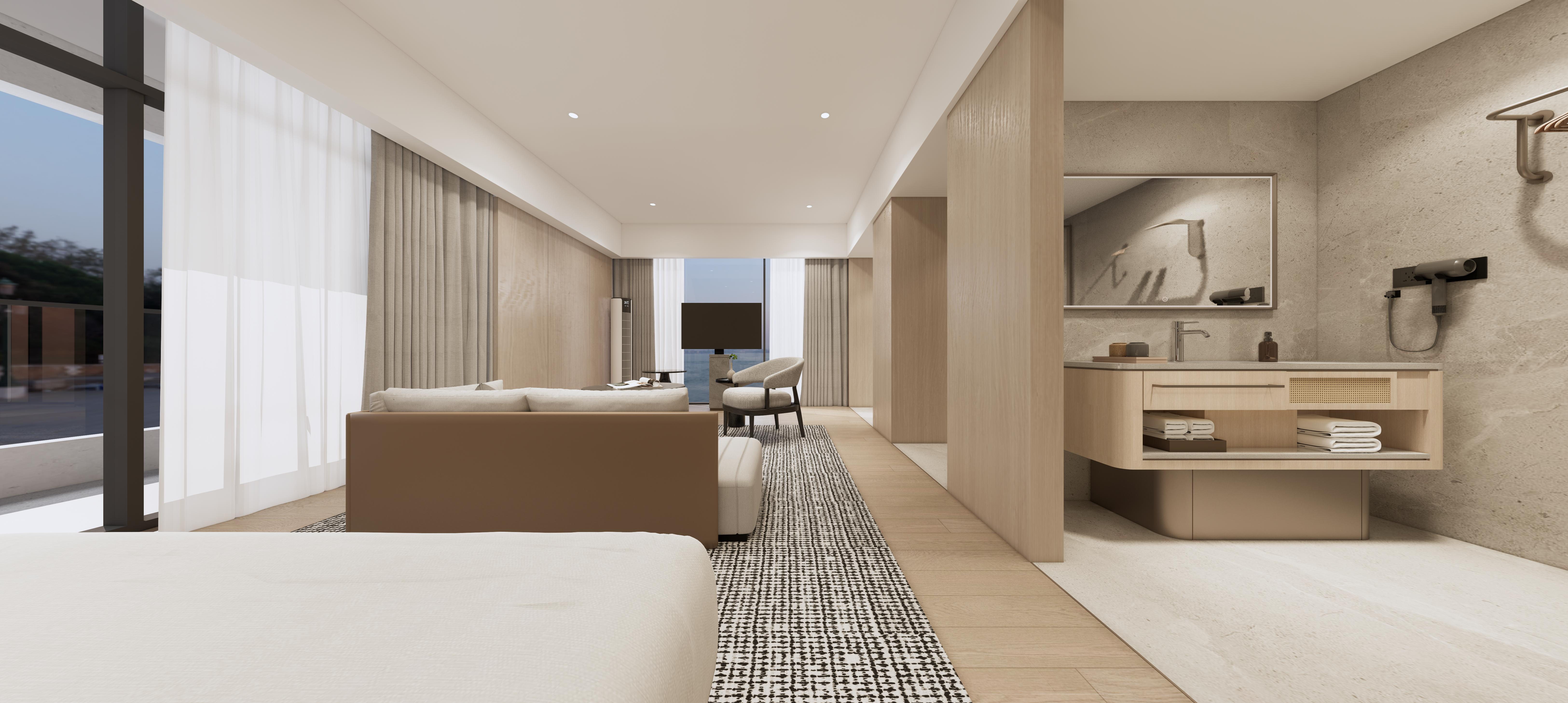 Master Bedroom of Family Suite