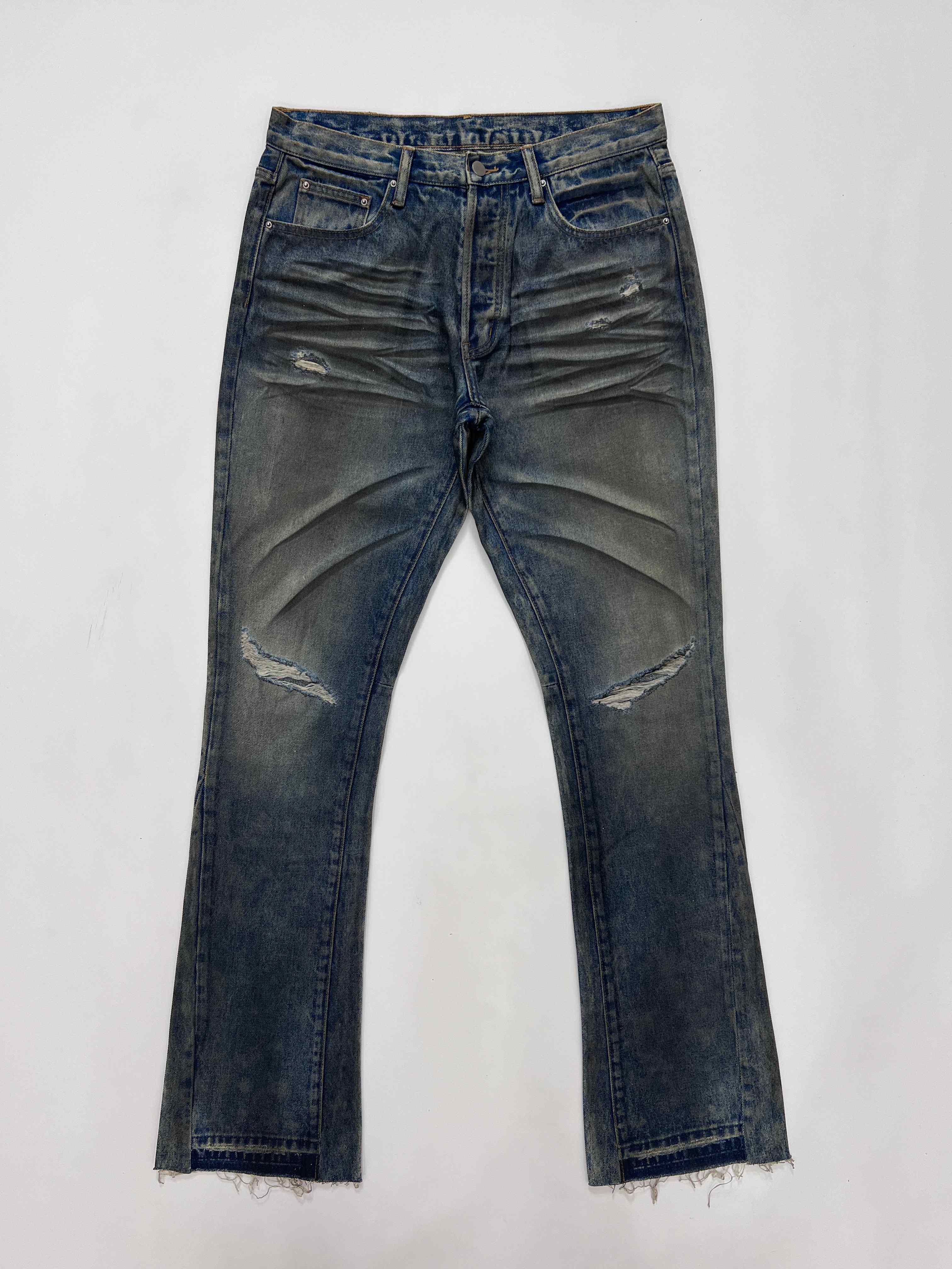 Flare Leg Retro Jeans v3