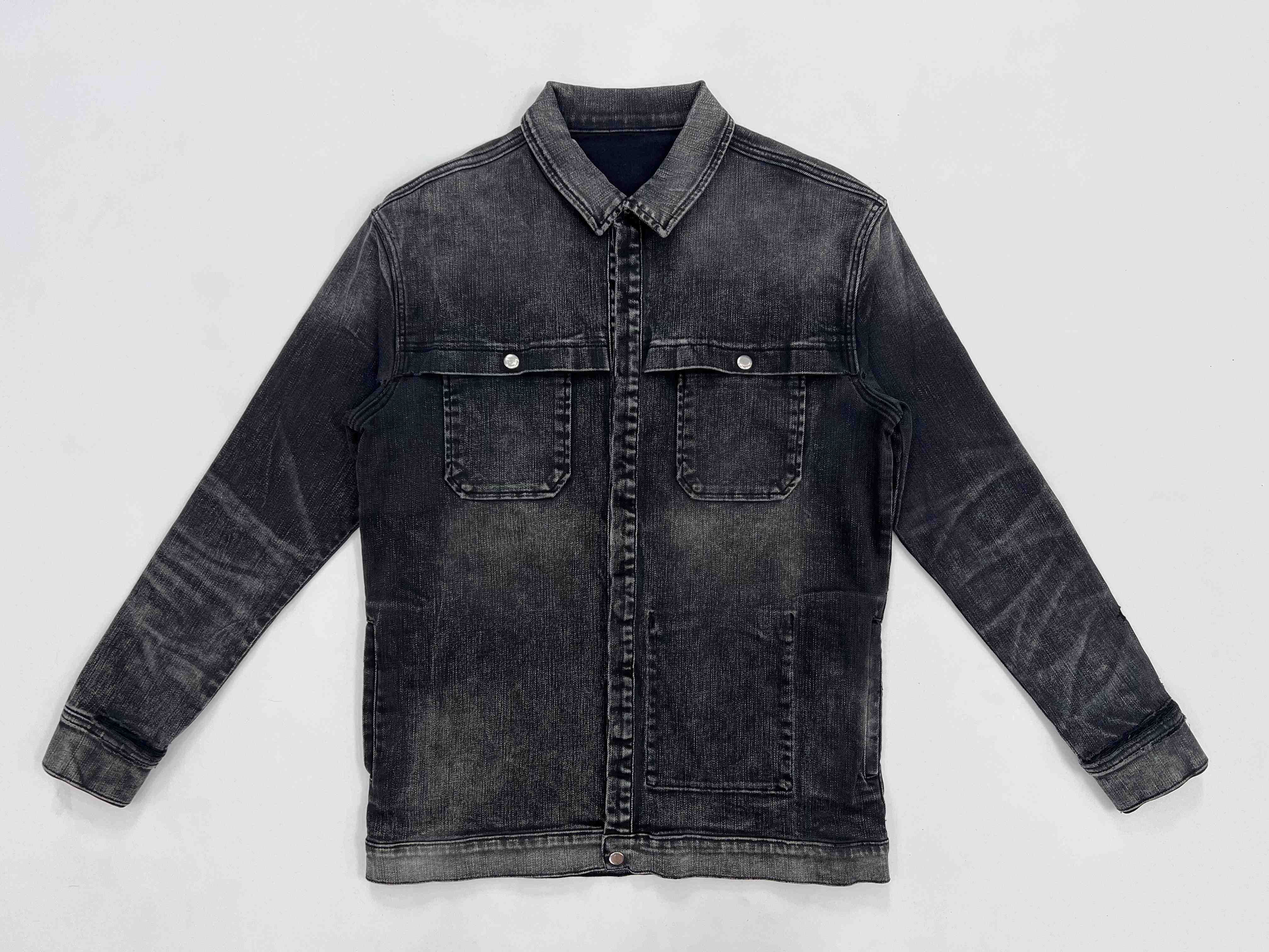 Vintage Wash Denim Jacket 