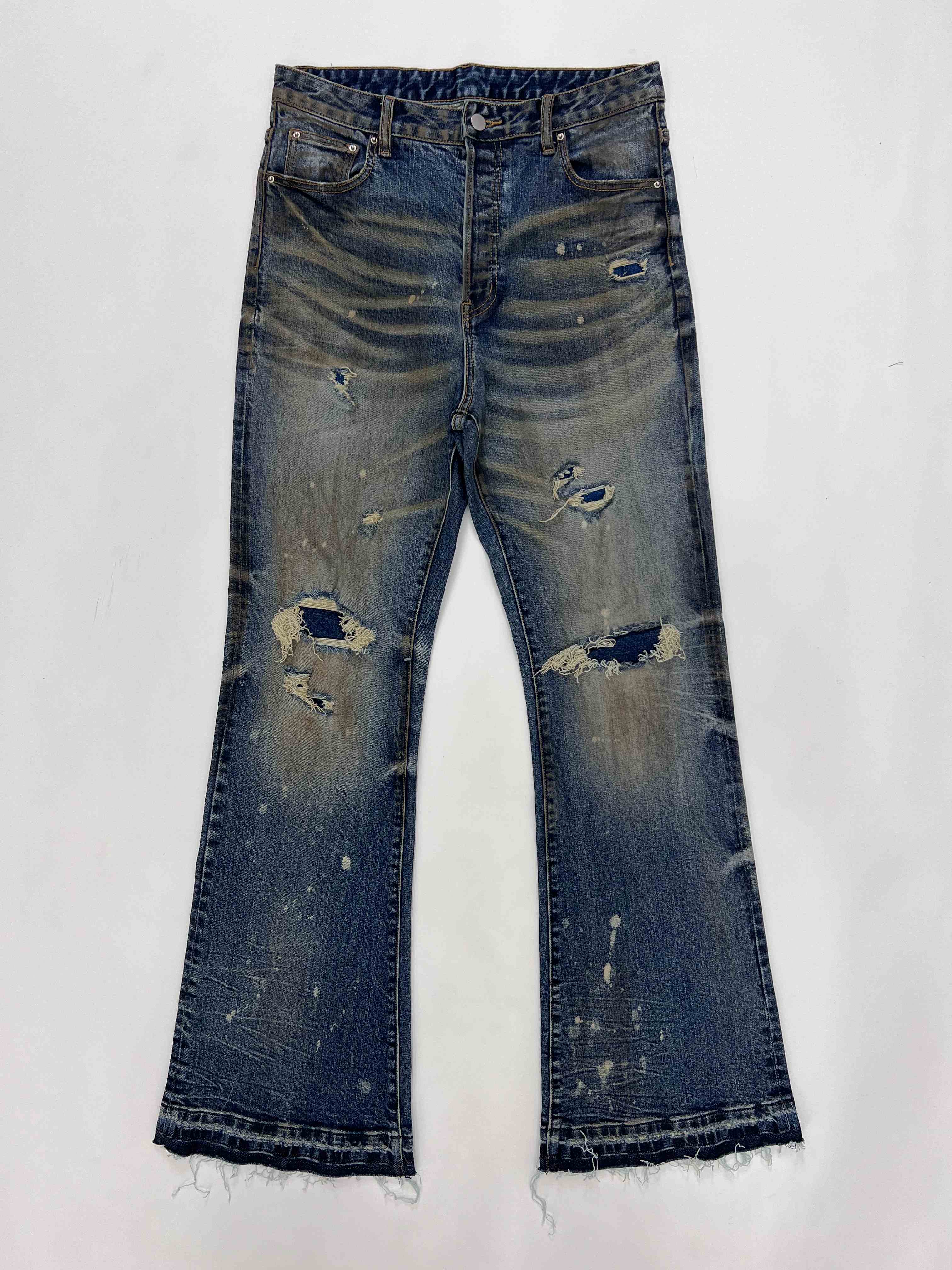Embroidered Floral Jeans v4