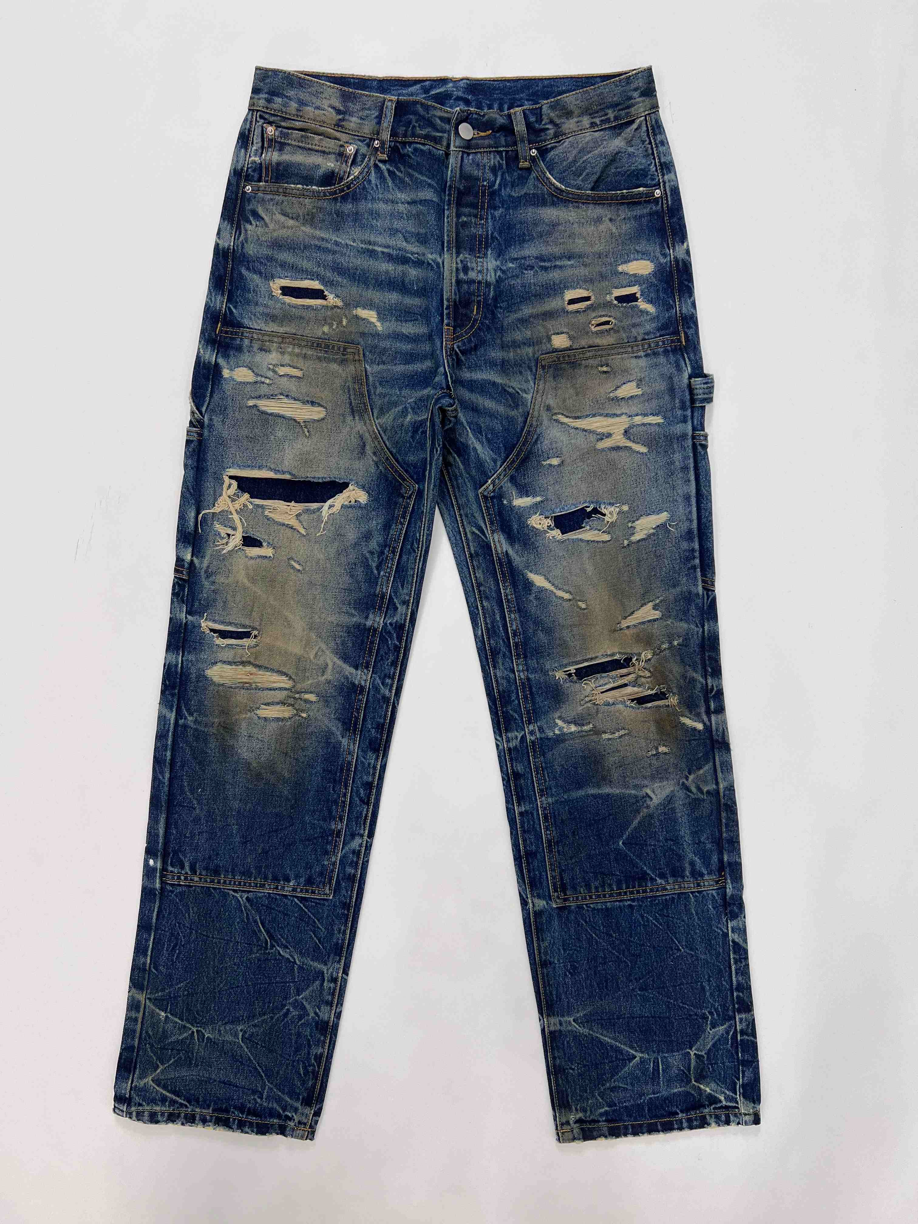 Patchwork Design Jeans v4