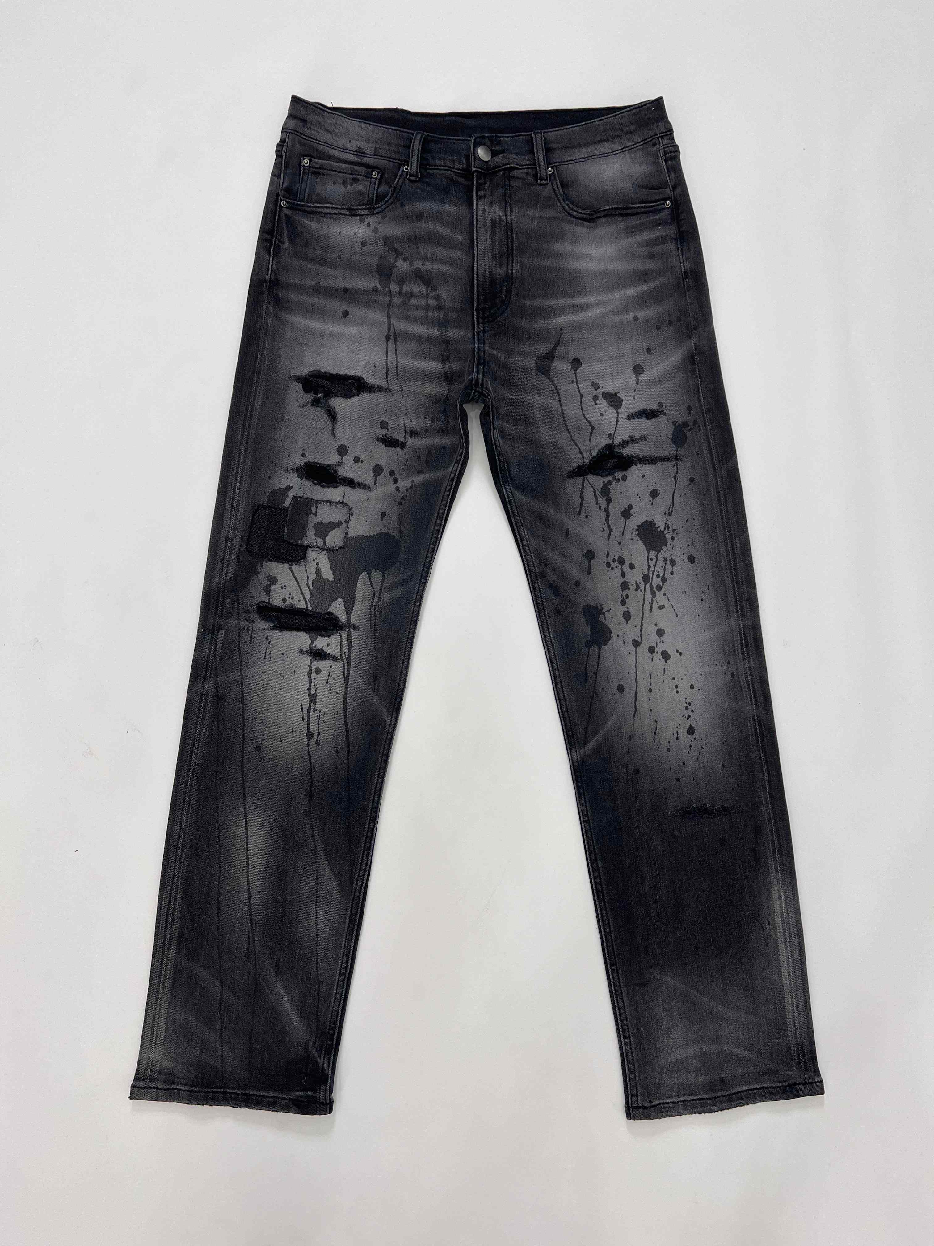 Skinny Fit Black Denim v3