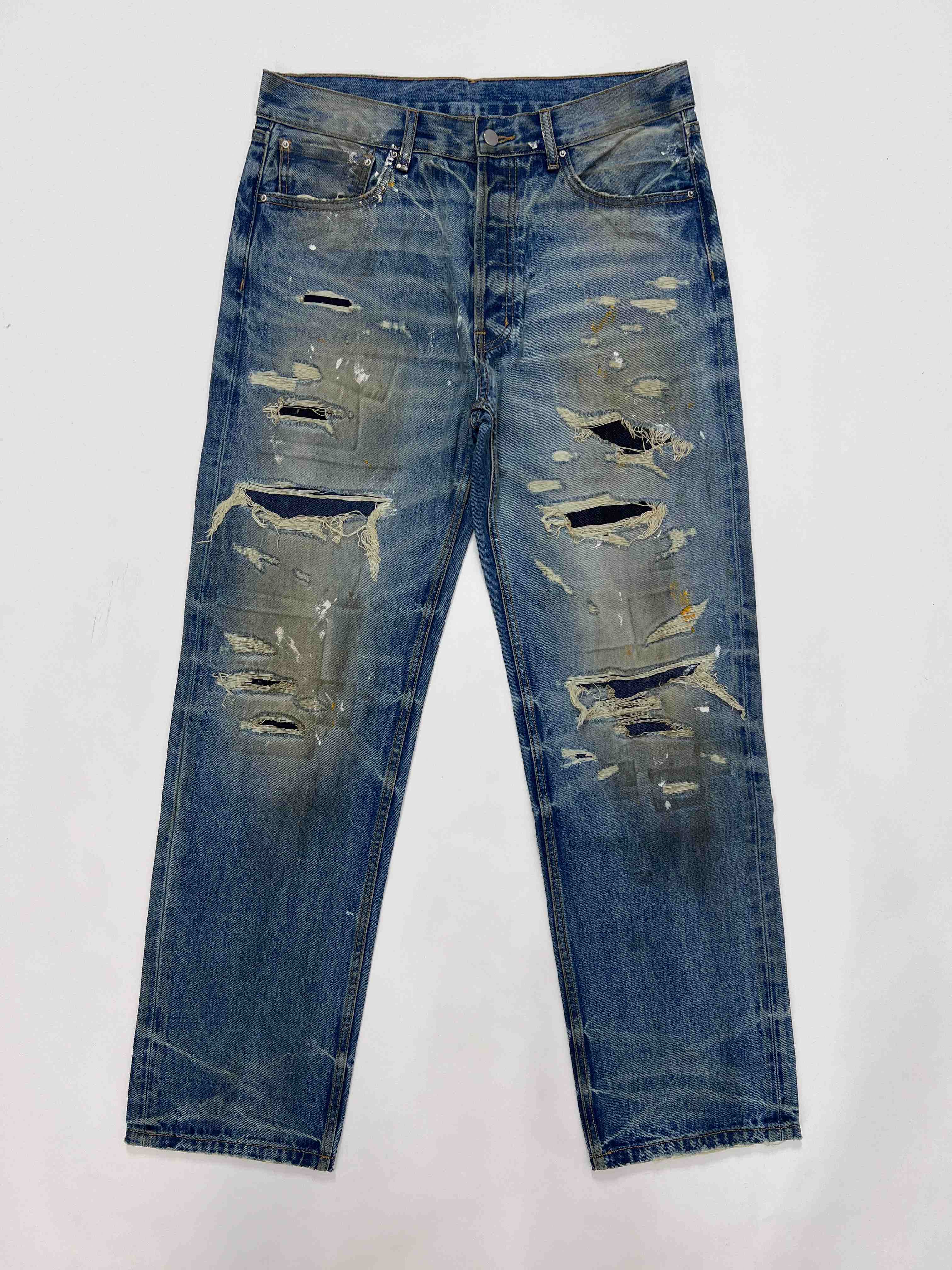 Flare Leg Retro Jeans v4