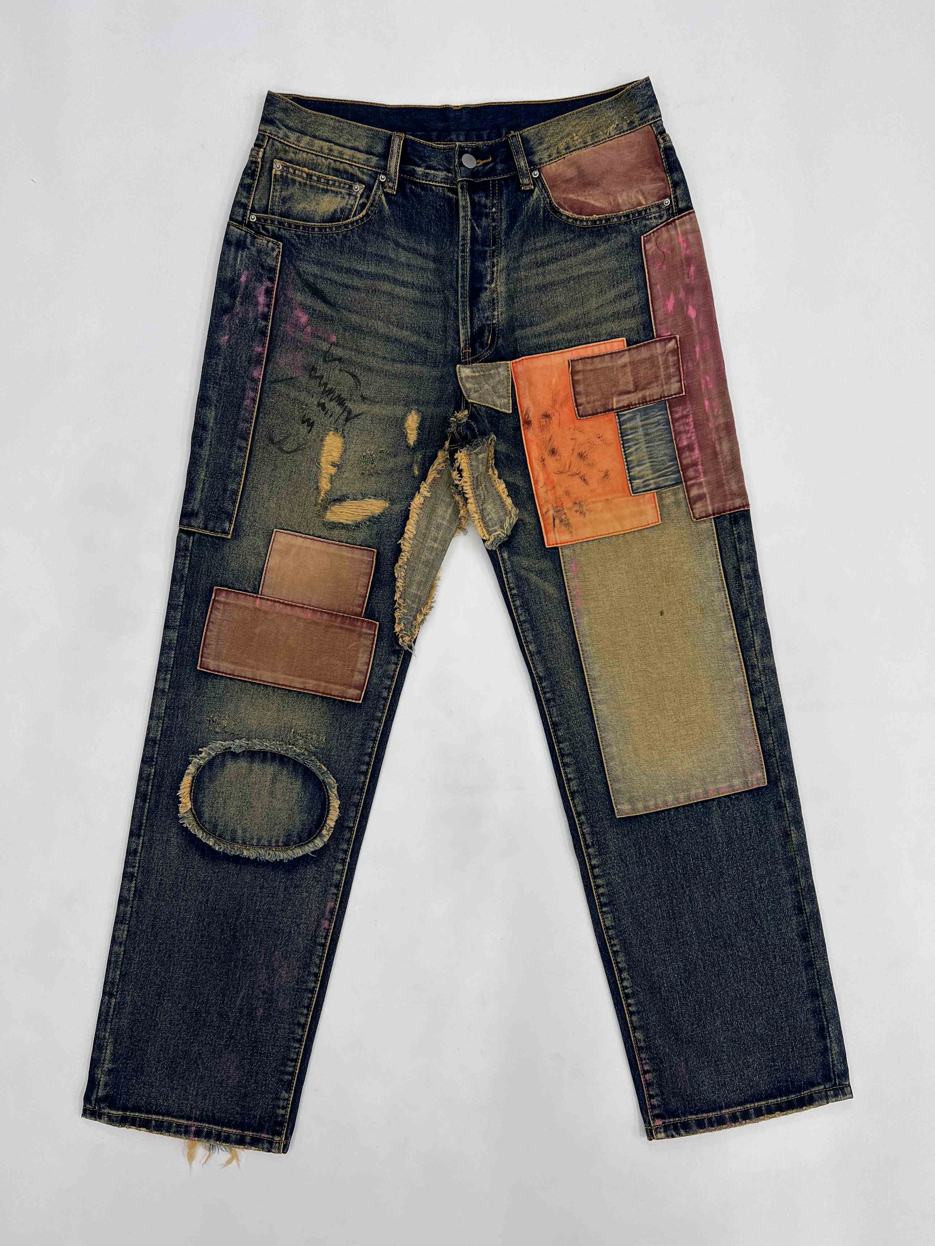 Flare Leg Retro Jeans v8