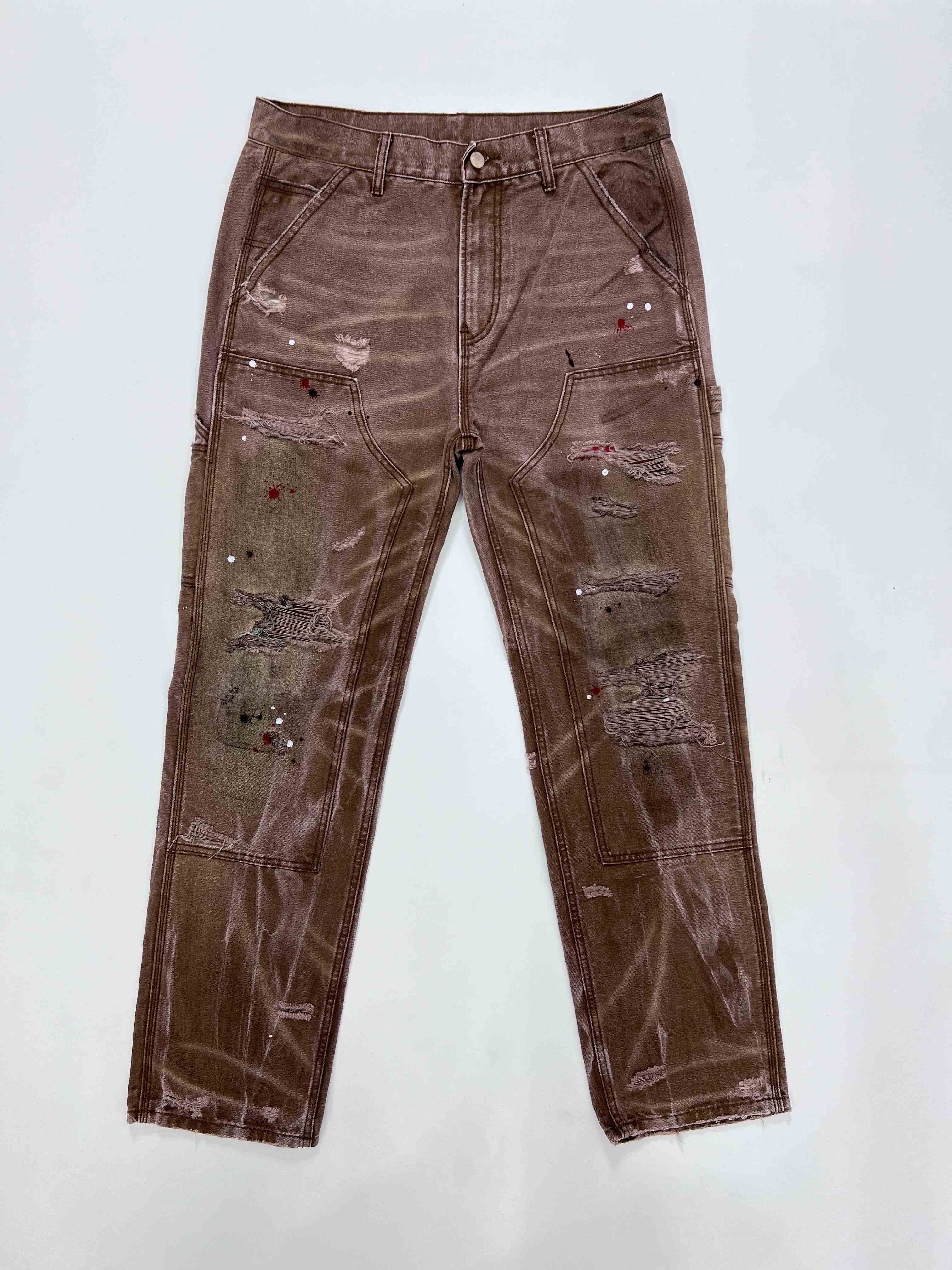 Patchwork Design Jeans v6