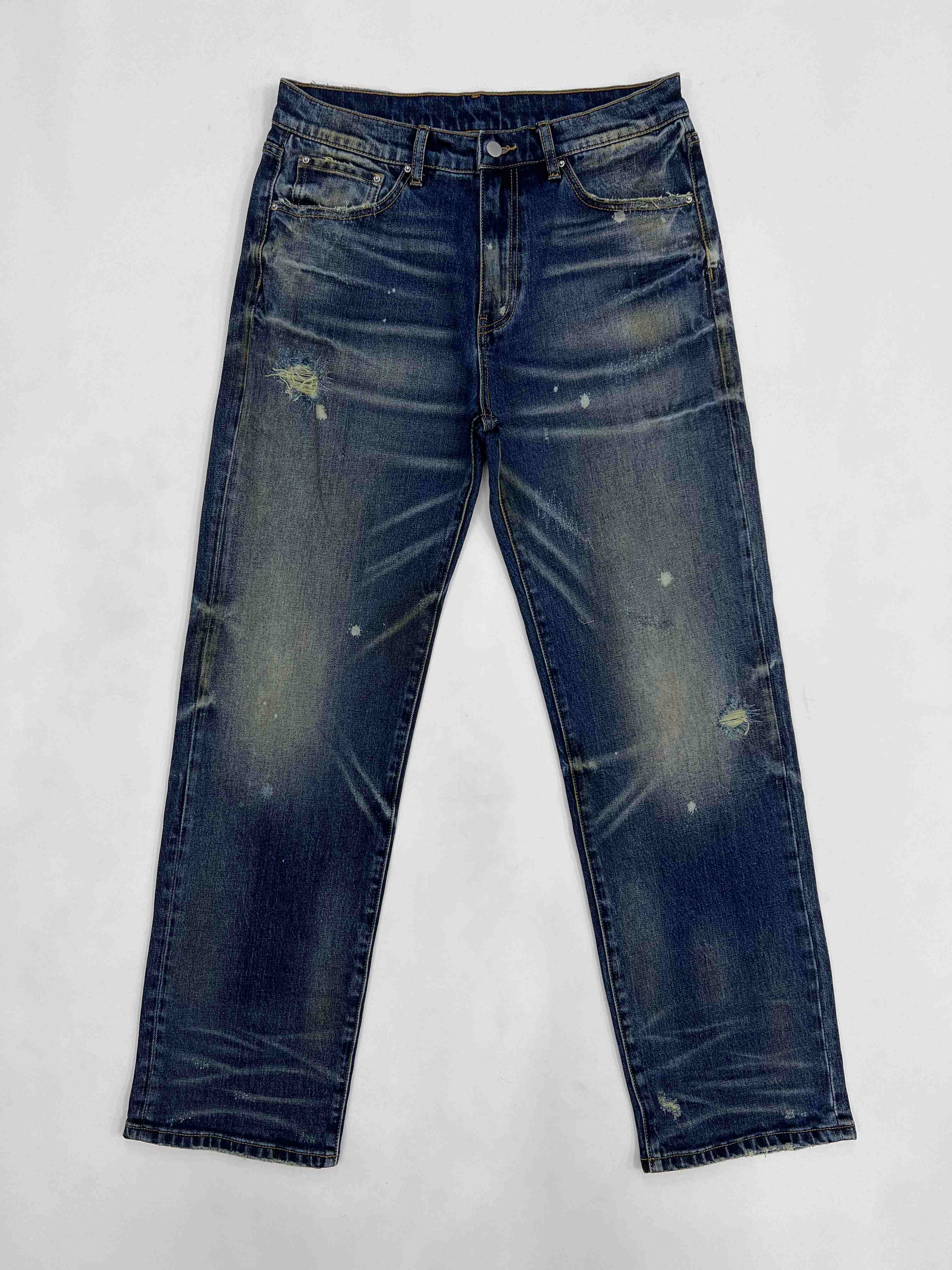 Patchwork Design Jeans v8