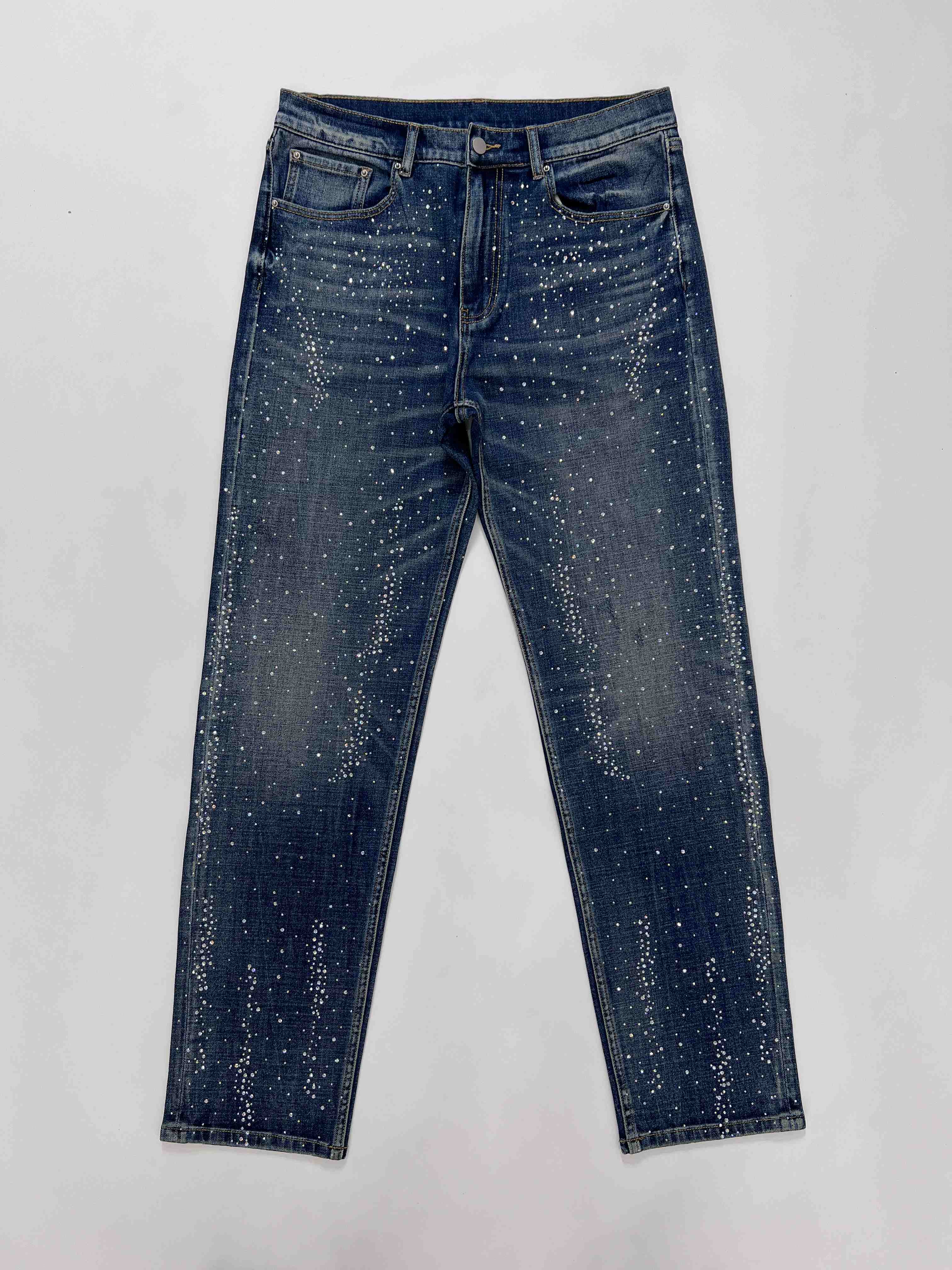 Patchwork Design Jeans v2