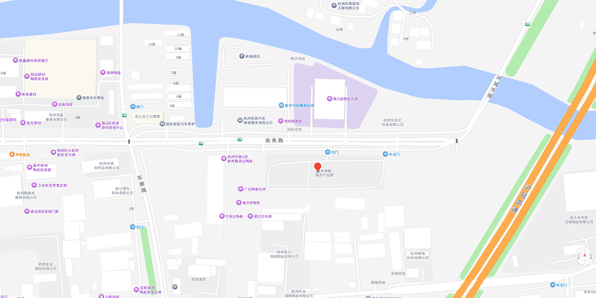 公司位置 - 浙江省杭州市余杭区