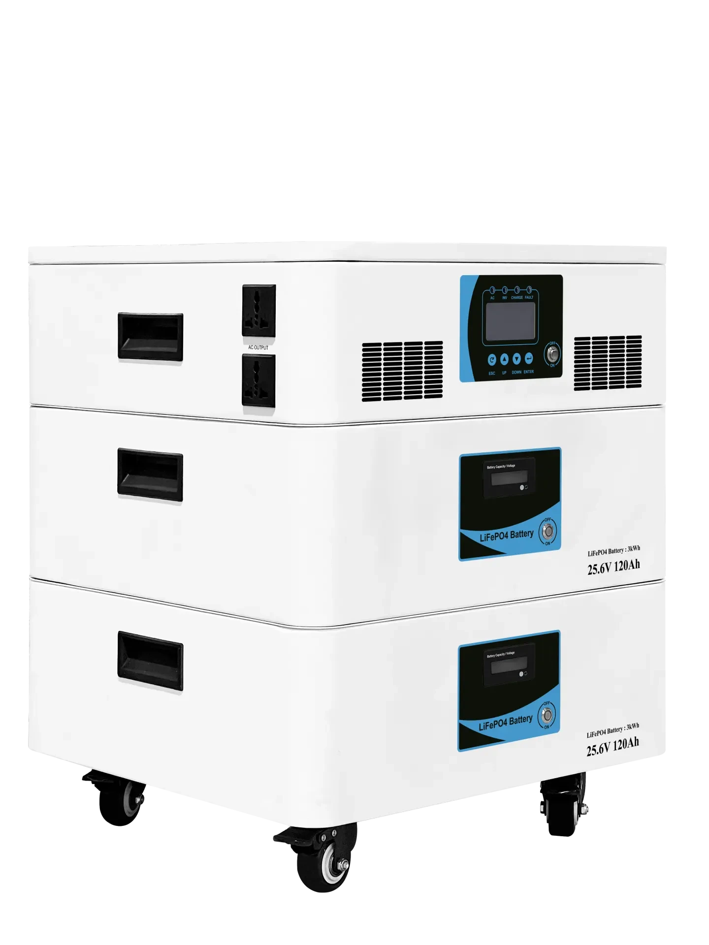 3.6kW hybrid inverter+9.0kWh battery pack