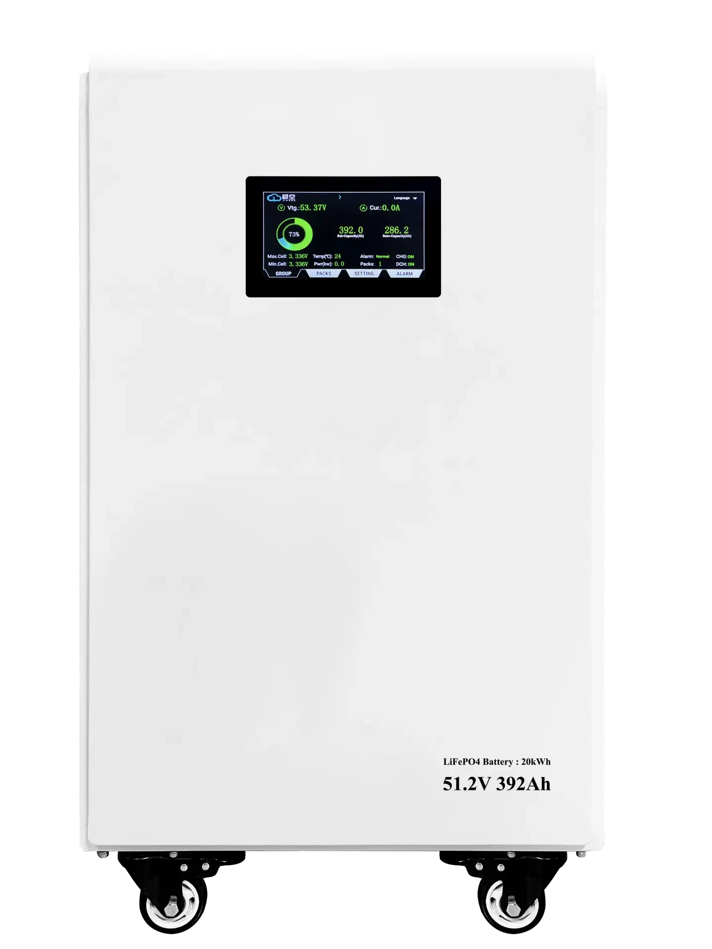 51.2V 392AH, 20KW.H
