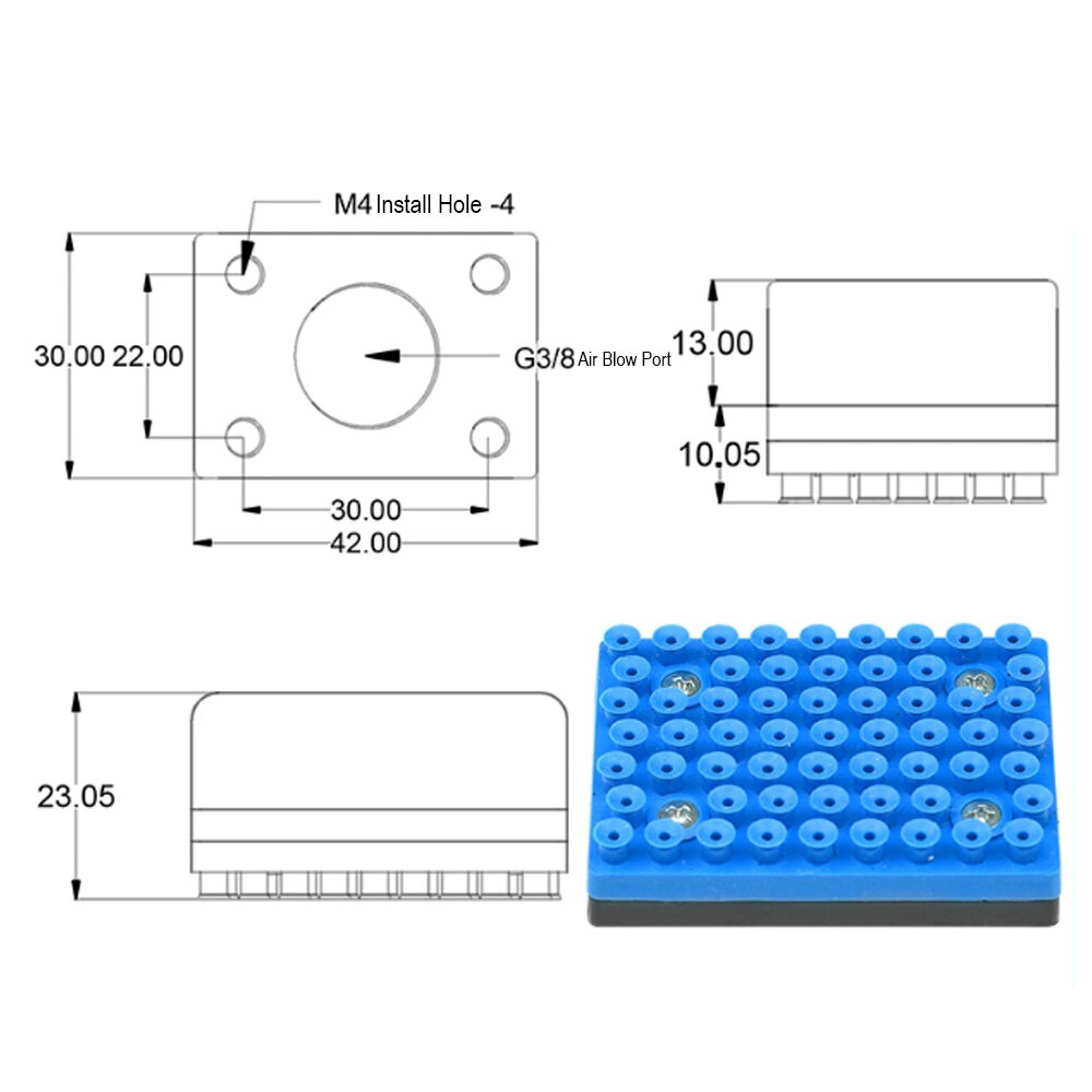 PCB Vacuum Grippers ACBA-PCB-A view 4