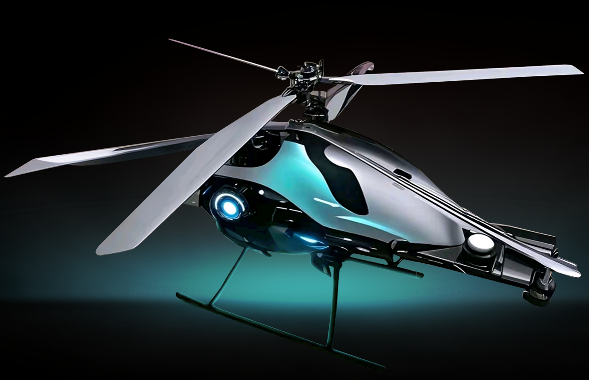 BDPT-EZY-HX85R Gas-Powered Coaxial Helicopter