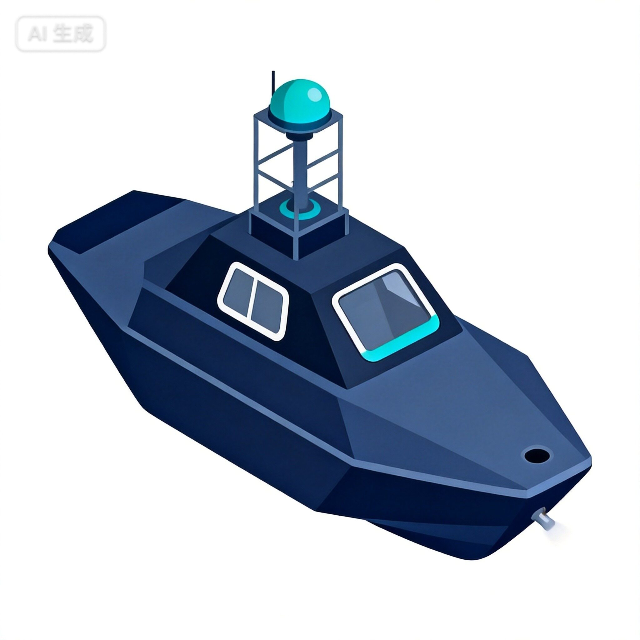 Surface-paddle unmanned vessel