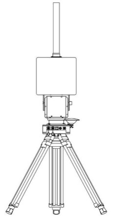 BDHD-EZT-ZT200 Ground Turntable Antenna System