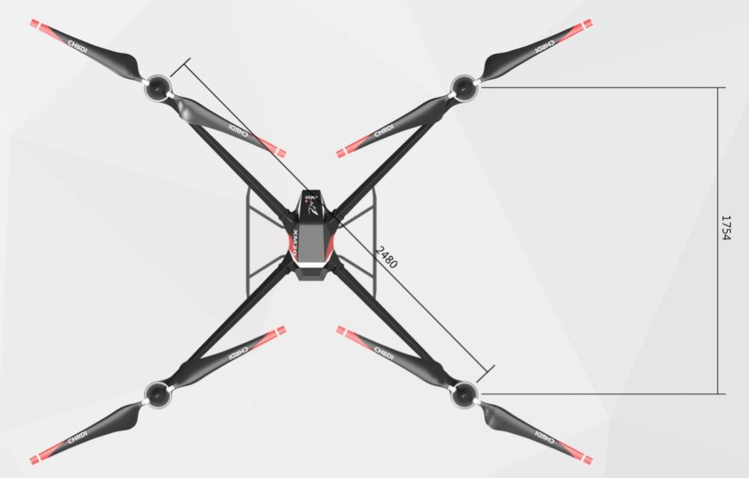 BDPT-EAA-AL20 4-Axis Reconnaissance Drone