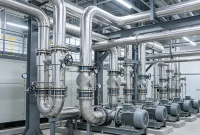 Distribution manifolds for a commercial complex