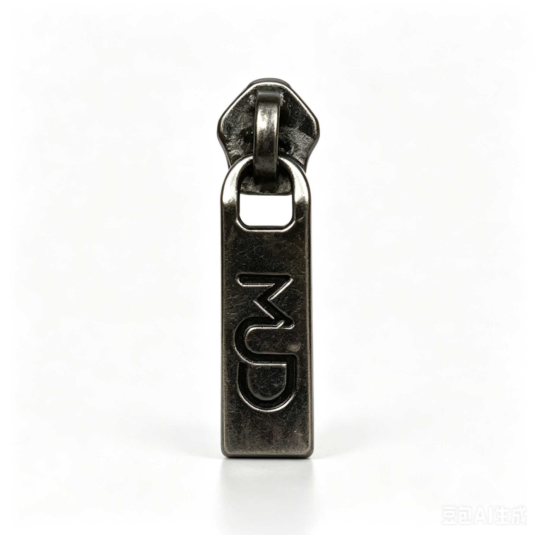 Gunmetal MCD Zipper Pull