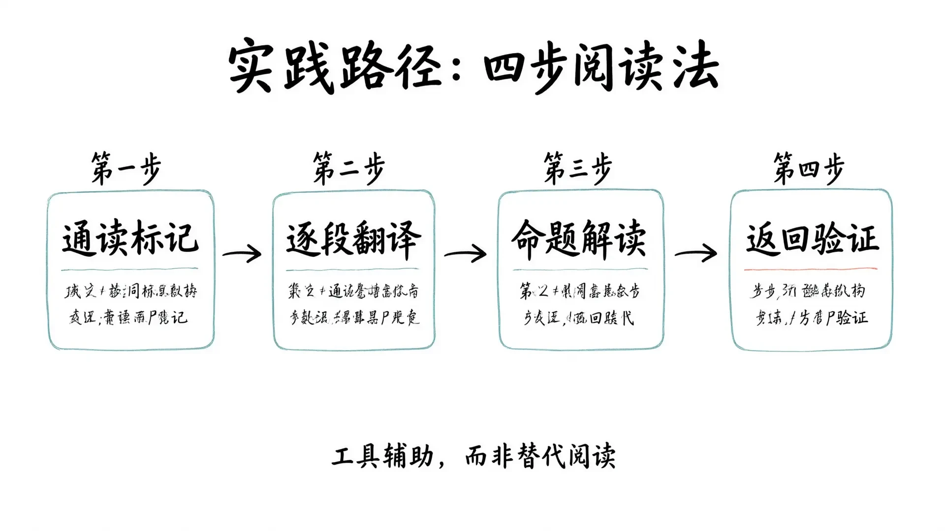 四步阅读路径
