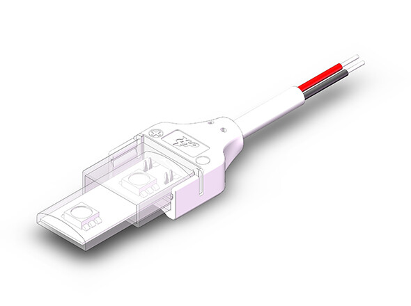 Waterproof 12mm PCB(14MM Tube) 2P SMD Connector view 2