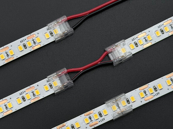 Solder-free LED Strip Connectors