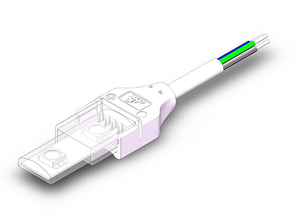 Waterproof 10mm PCB(12MM Tube) 4P SMD Strip Connector view 3