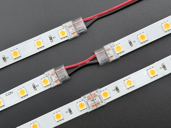 2-Pin Solder-free Connector (10mm SMD5050)