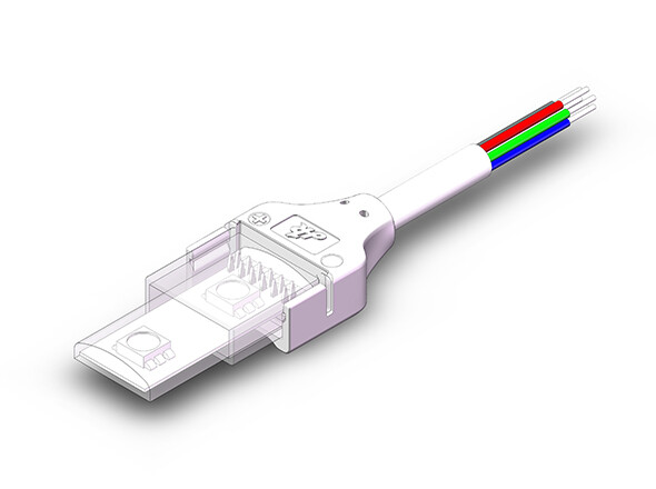 Waterproof 12mm PCB(14MM Tube) 6P SMD Connector view 3