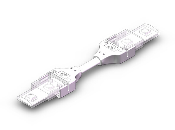 Waterproof 12mm PCB(14MM Tube) 4P SMD/COB Connector