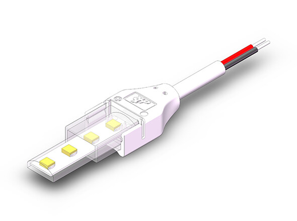 Waterproof 10mm PCB(12MM Tube) 2P COB/SMD Connector view 6
