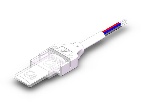 Waterproof 12mm PCB(14MM Tube) 5P SMD Connector view 3