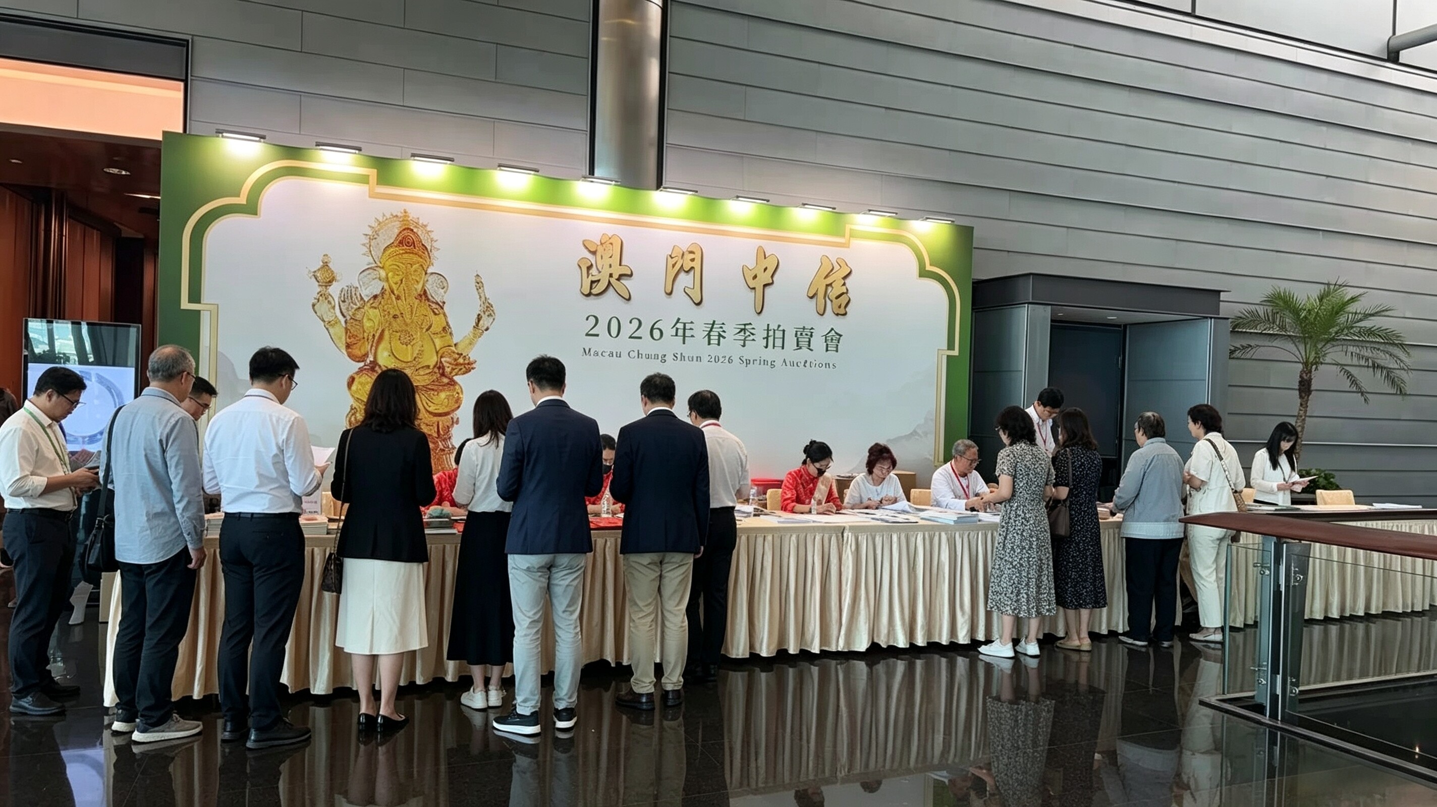 Photos from the pre-exhibition hall at 2026 CITIC Macau