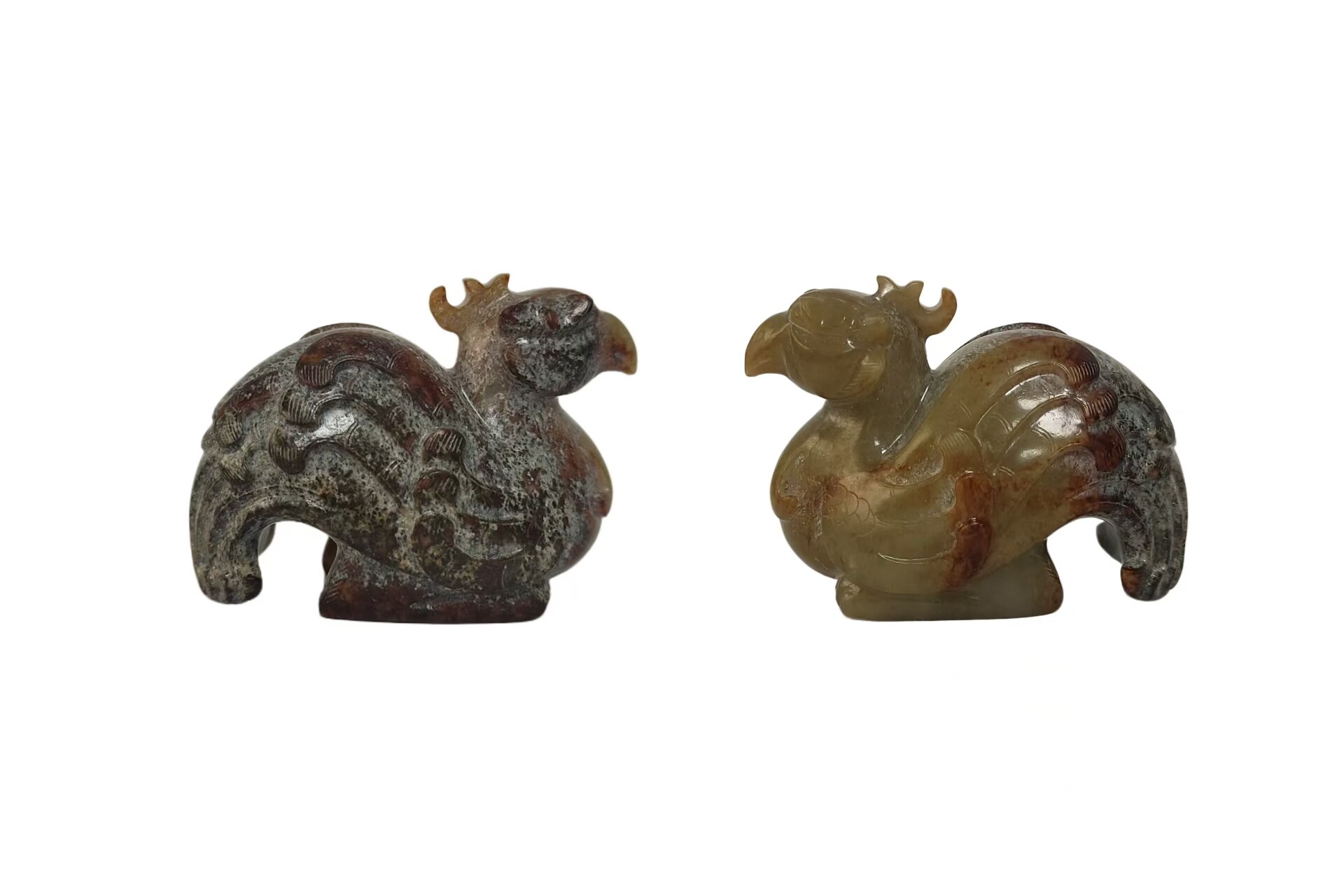 Han Dynasty Jade Carved Phoenix Bird Ornament