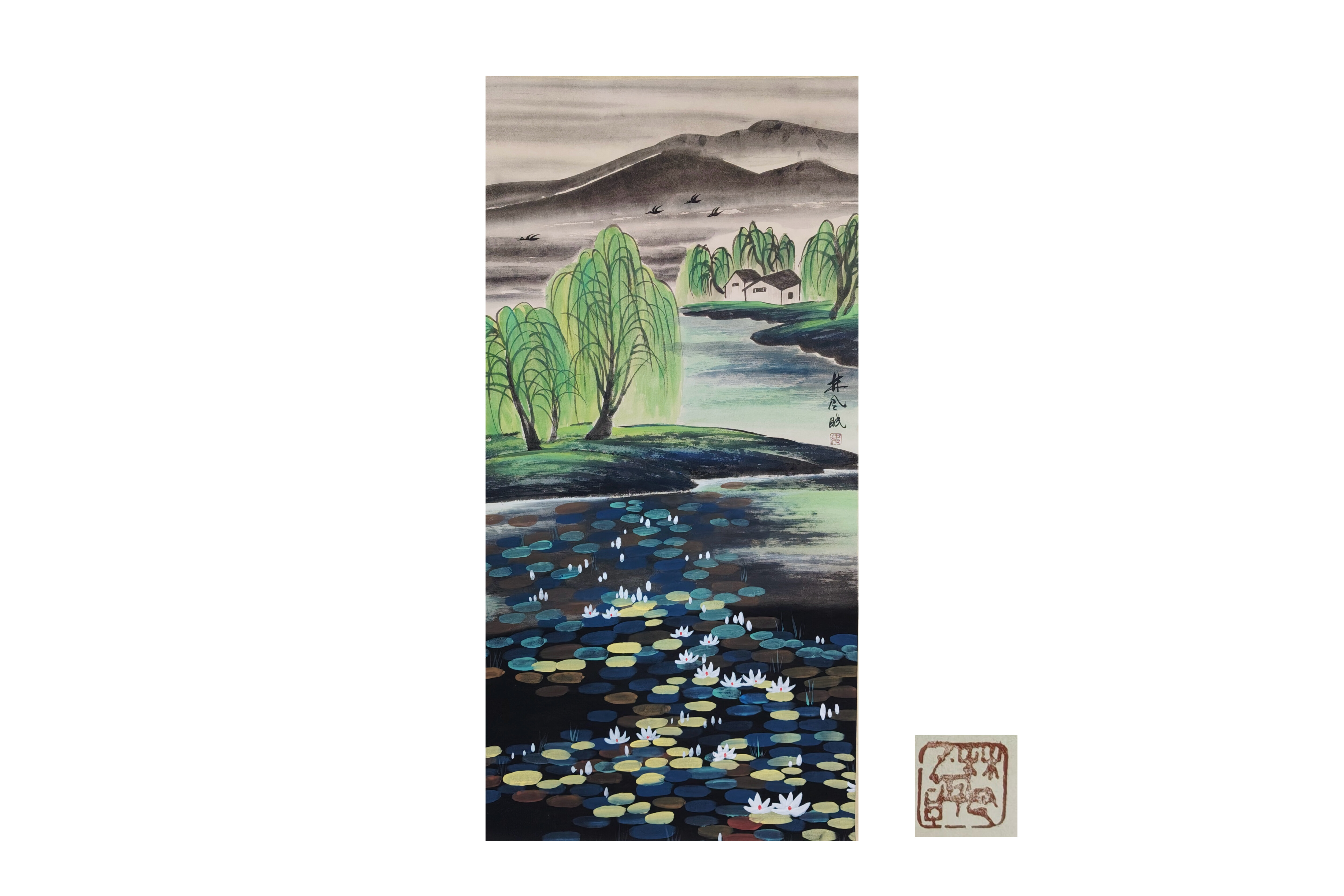 Liu Fengmian's "Spring in the Willow Pond"