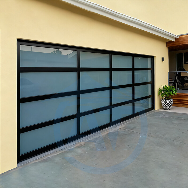 Aluminum Framed Full View Garage Doors