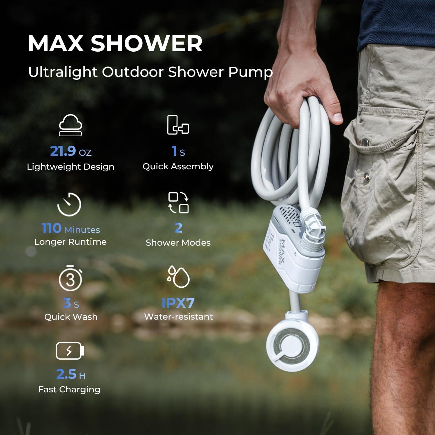 FLEXTAIL MAX Shower 2