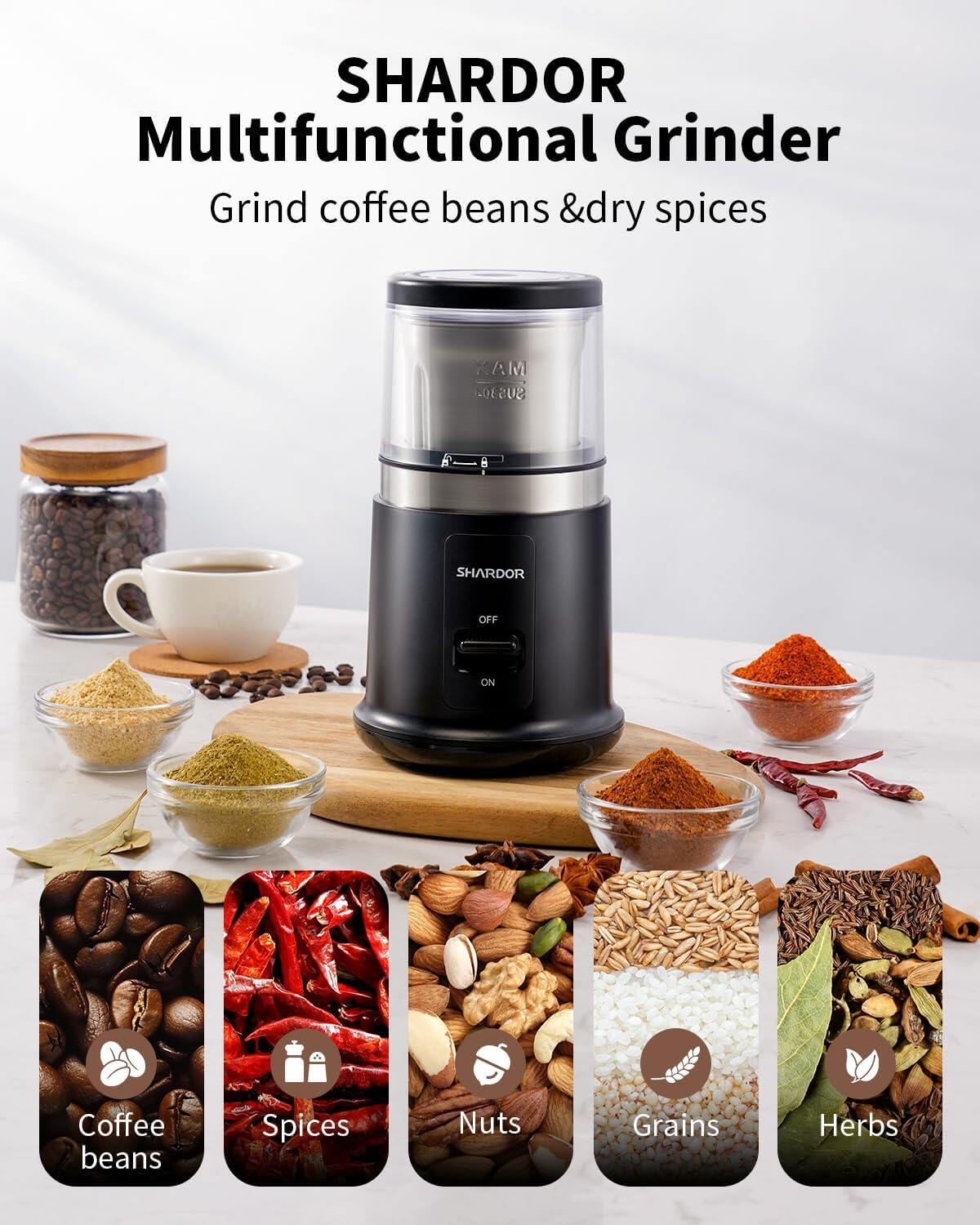 SHARDOR Grinder OK2075 4