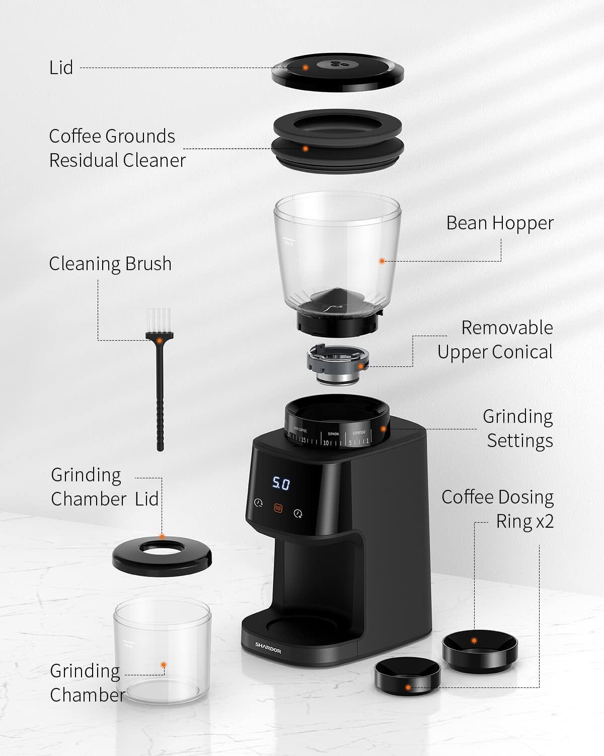 SHARDOR Coffee Grinder CG015 6