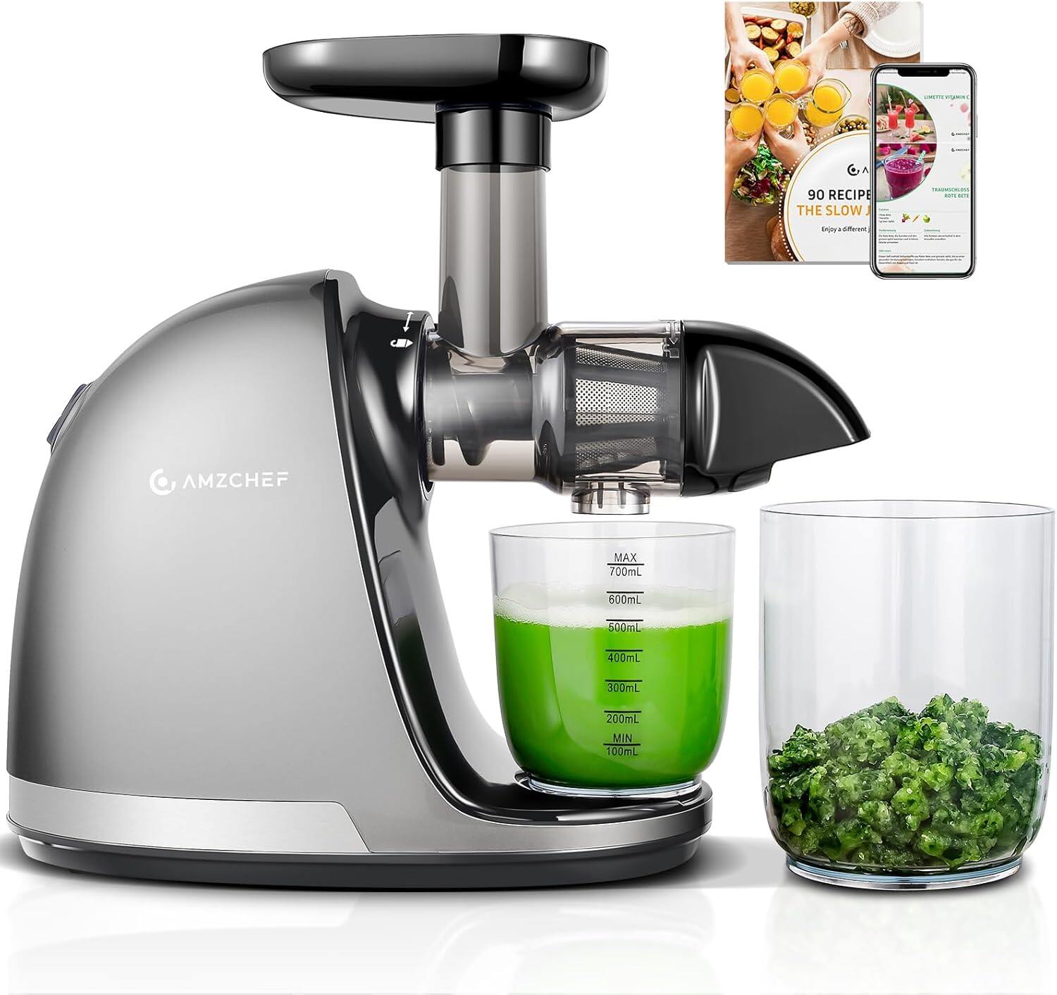 AMZCHEF 1501 Cold Press Juicer