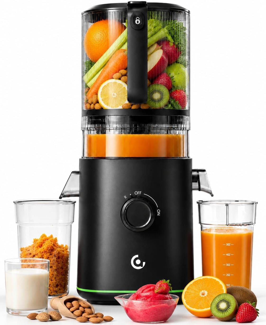 AMZCHEF 1919 Cold Press Juicer