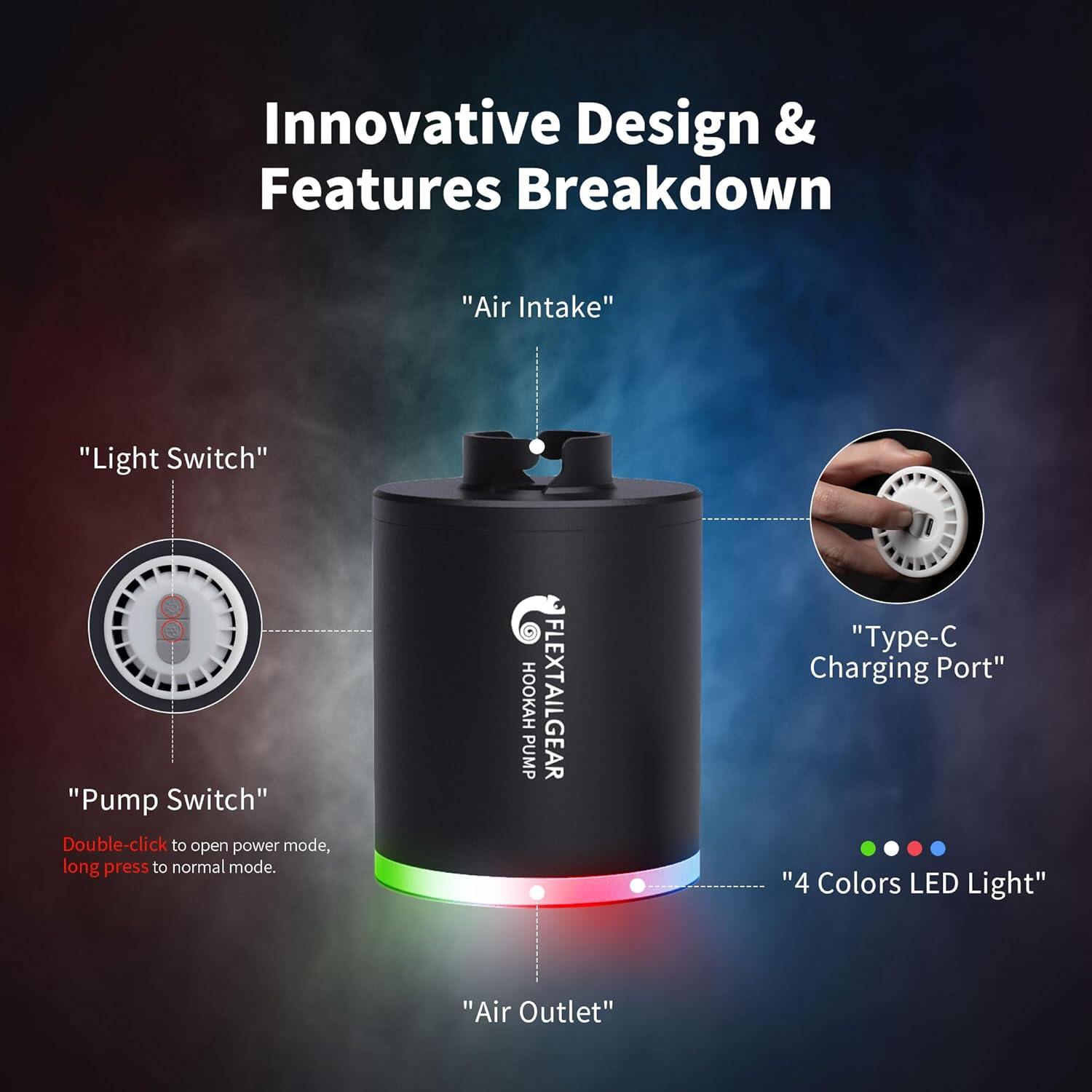 FLEXTAIL HOOKAH Air Pump 4