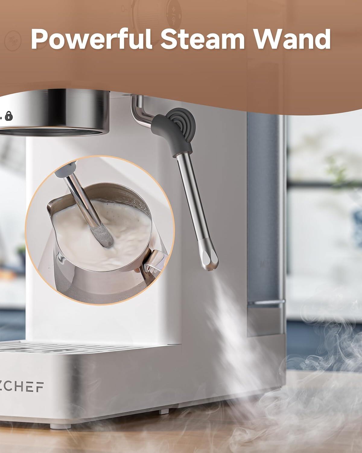 AMZCHEF EM3131 Coffee Machine 4