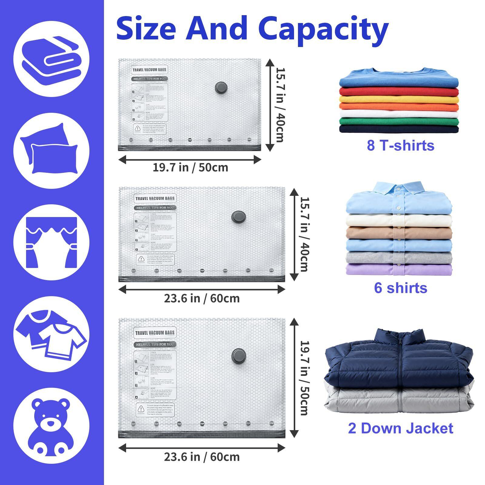 15 Package Travel Bags with Electric Pump 2